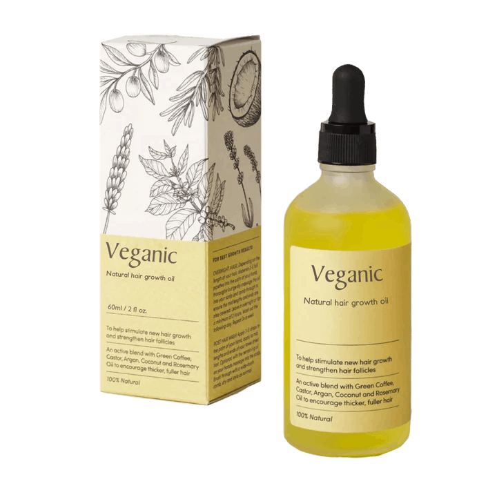 Veganic Hair Oil Packaging